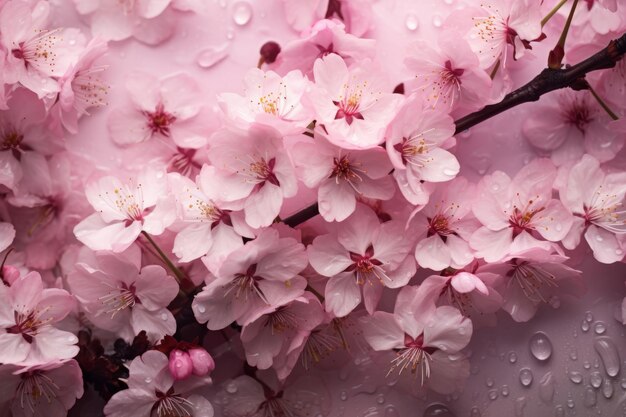 La belleza de las flores de cerezo en una exhibición artística 32