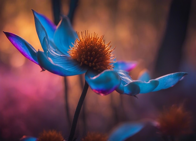 La belleza de la naturaleza capturada en las flores coloridas del paisaje de cerca