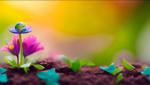 La belleza de la naturaleza Celebrando el Día de la Tierra