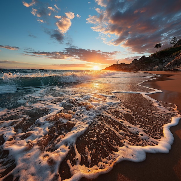 belleza de una playa