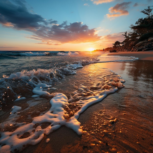 belleza de una playa