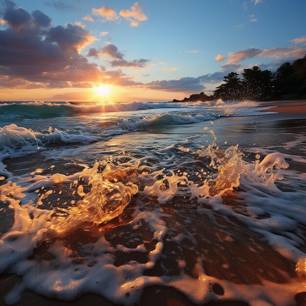 belleza de una playa