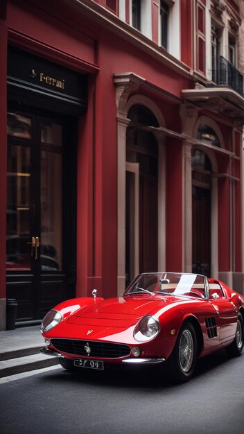 La belleza roja de las carreras