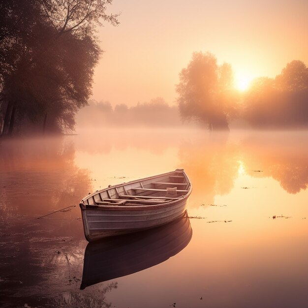 La belleza serena de un amanecer