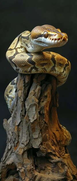 Foto la belleza de la serpiente álbum de fotos visuales lleno de vibraciones peligrosas y momentos sin aliento