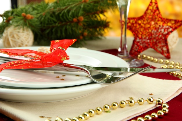 Belo cenário de natal, close-up