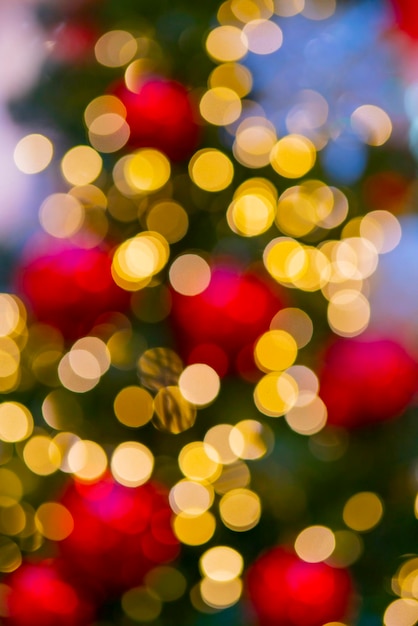 Belo efeito bokeh Fundo de Natal festivo brilhante turva