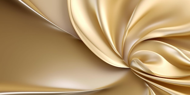 Belo fundo de design floral metálico brilhante dourado abstrato lindo Generative AI AIG32