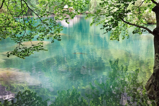 Belo lago Blausee