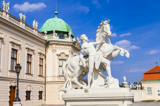 Belo palácio belvedere em viena