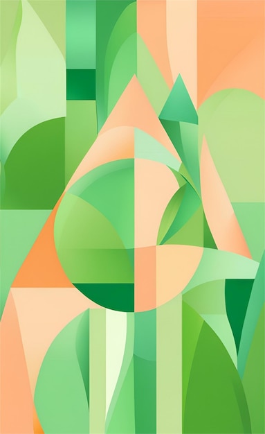 Belo pano de fundo abstrato verde