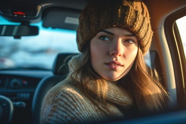 belo retrato para jovem mulher moderna