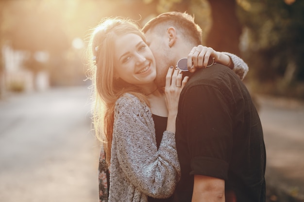 Belo rua amor relacionamento preto