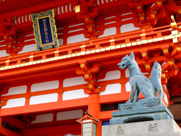 Belo santuário de Kyoto Fushimi Inari