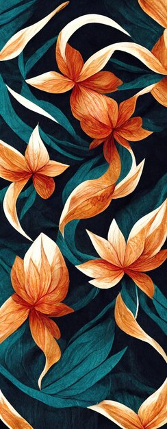 Belos fundos verticais de aquarela floral
