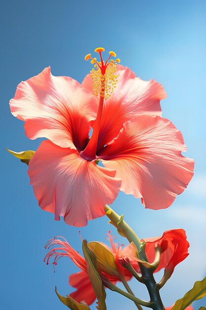 Belos hibiscos ou bunga raya