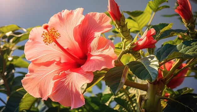 Belos hibiscos ou Bunga Raya