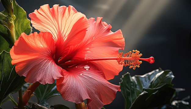 Foto belos hibiscos ou bunga raya