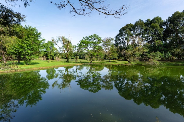 Belos jardins do lago Taiping