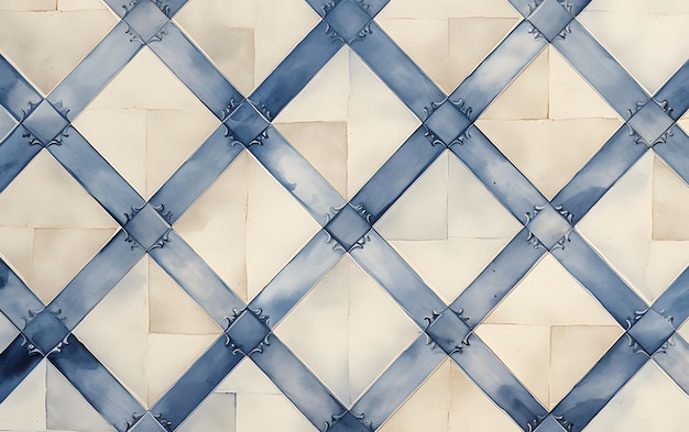 Belos padrões sem costura em estilo patchwork com papel de parede de azulejos desenhado à mão