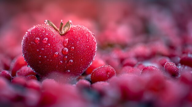 Belos papéis de parede vermelhos do coração do amor fundo brilhante conceito de valentino generativo Ai