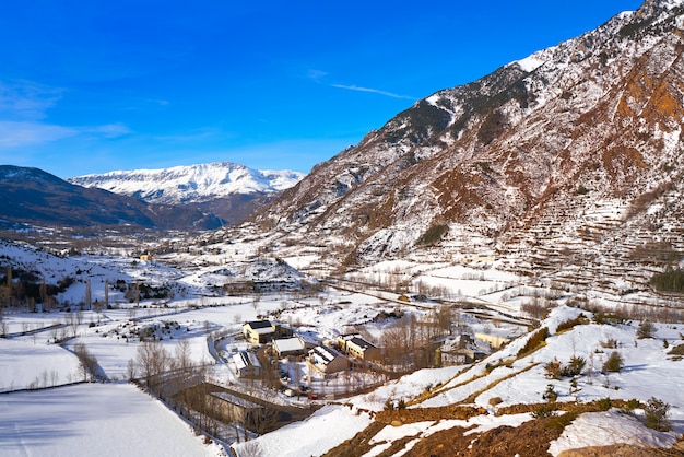 Benasque-Dorfantenne in Huesca-Pyrenäen Spanien