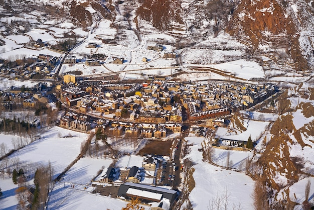 Benasque-Dorfantenne in Huesca-Pyrenäen Spanien