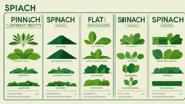 Foto los beneficios nutricionales de las espinacas