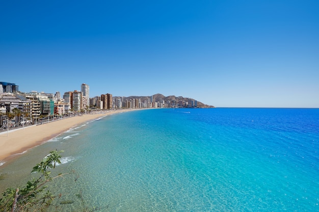 Benidorm Levante Strand in Alicante Spanien