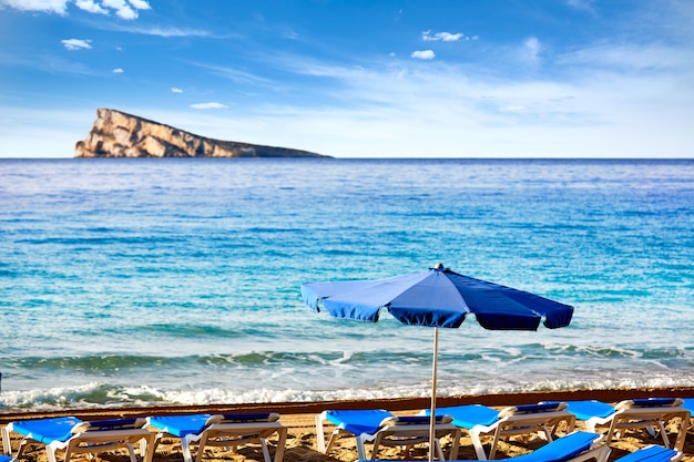 Benidorm Levante Strand in Alicante Spanien