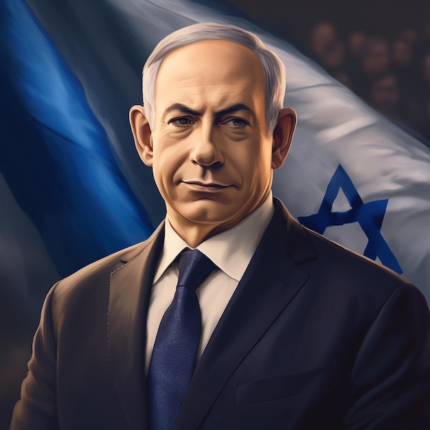 Foto benjamin netanyahu premierminister von israel netanyahu politischer minister israels