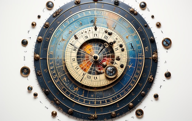 Benutzer astronomische Uhr Generative KI