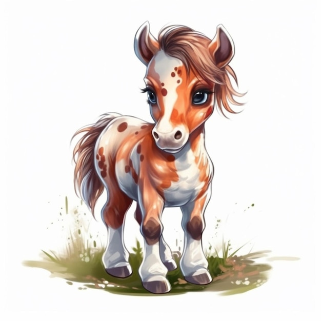 Über das süße Baby Pferd Sublimation Clipart