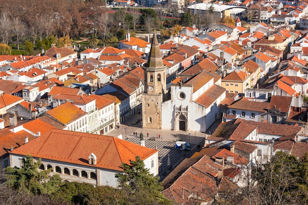 Überblick über die Altstadt von Tomar Portugal