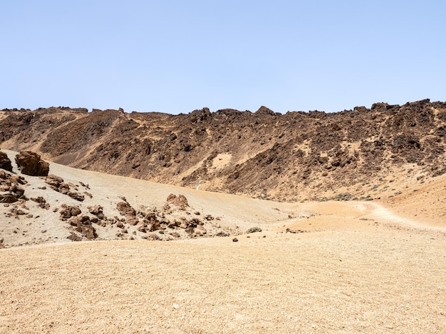 Bereich des Aussichtspunkts der San Jose Mines im Teide-Nationalpark auf Teneriffa