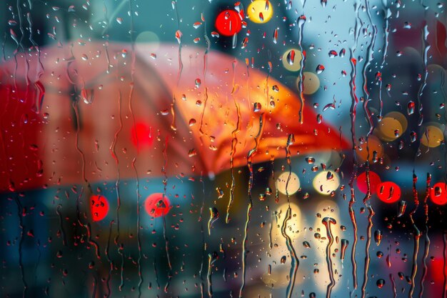 Foto bereiten sie sich auf den regen mit jacken, wasserdichten schuhen und bleiben sie im haus. regenvorhersage