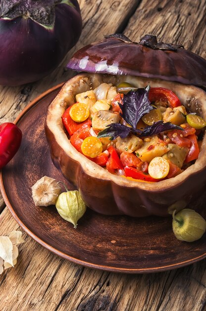 Berenjenas Al Horno Con Verduras