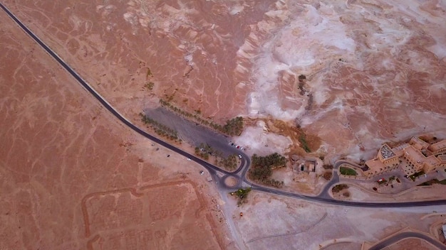 Überführung der Wüste durch das Tote Meer in Israel