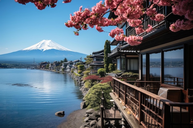 Berg-Fuji-Ansicht japanischer Urlaub Reiseregierung professionelle Fotografie