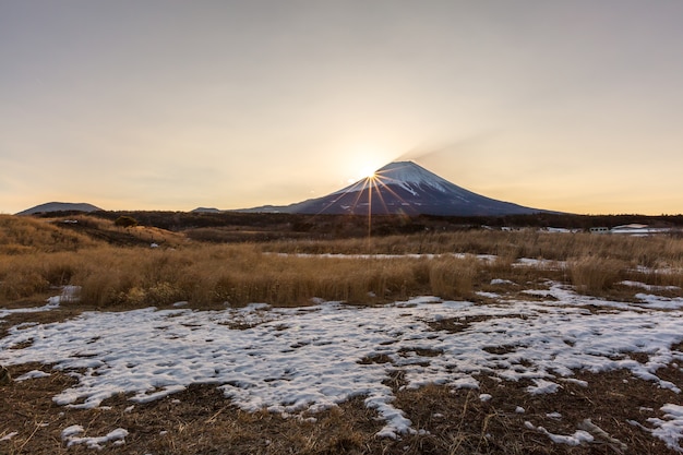 Berg Fuji Sonnenaufgang