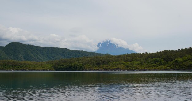 Berg Fuji und See