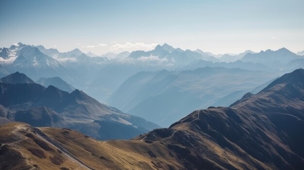 Berg im Winter