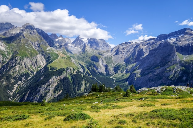 Berg- und Weidelandschaft