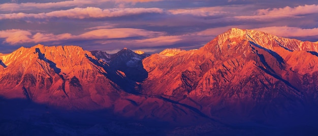 Berge der Sierra Nevada