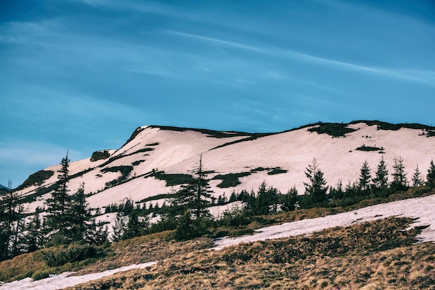 Berge mit Schnee