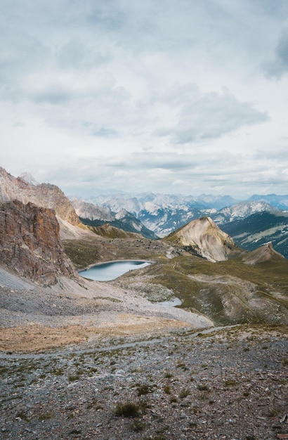 Berge mit See