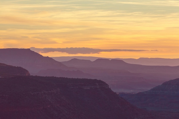 Berge Silhouette