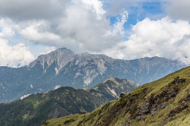 Berge und schöne Natur in Hehuanshan Taiwan