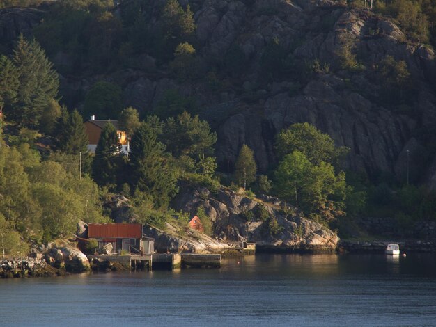 Foto bergen, na noruega