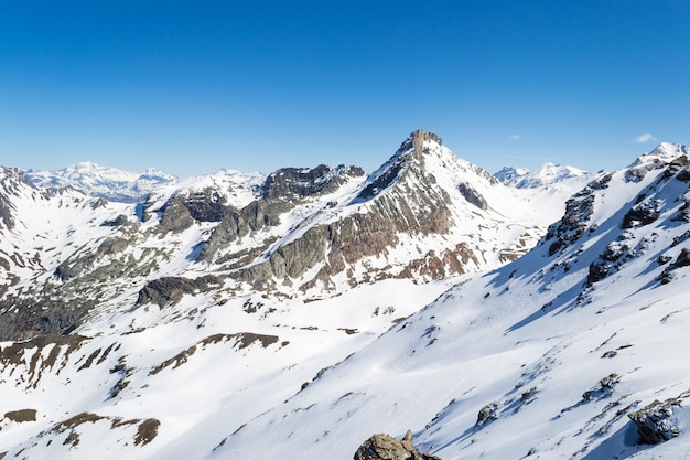 Berggipfel in den Alpen